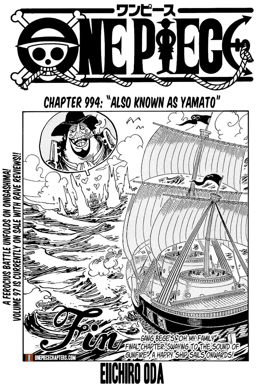 One Piece - Chapter 994