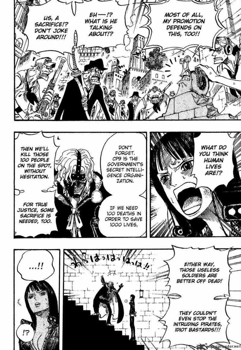 One Piece - Chapter 409 : Bad News Emergency Boardcasting