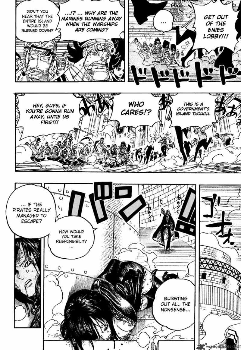 One Piece - Chapter 409 : Bad News Emergency Boardcasting