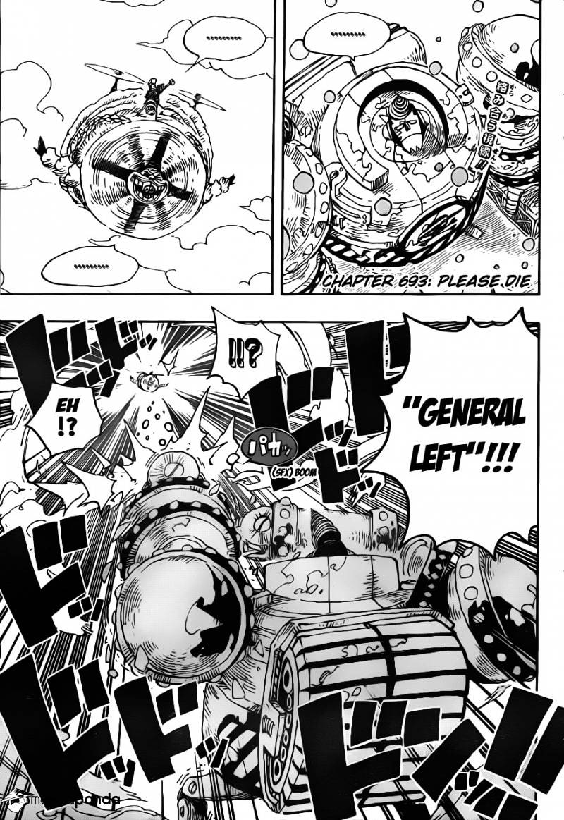 One Piece - Chapter 693 : Please Die