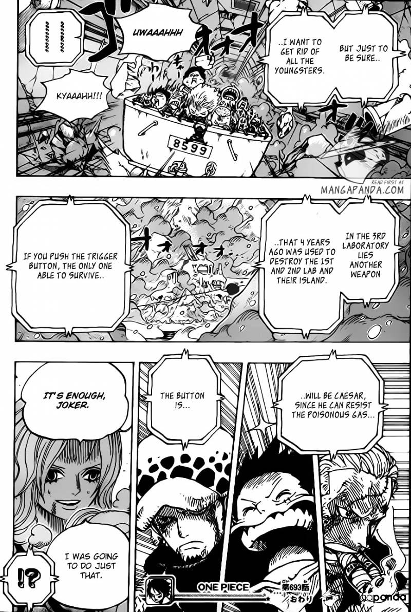 One Piece - Chapter 693 : Please Die