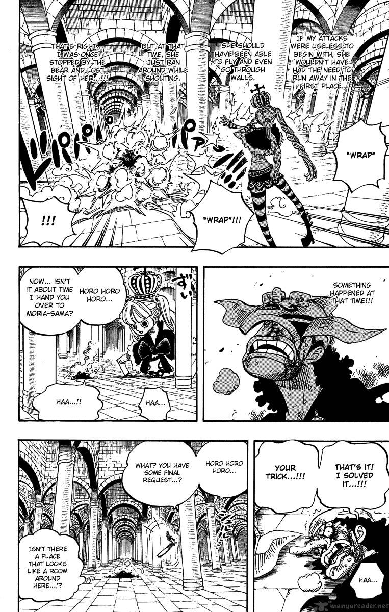 One Piece - Chapter 465 : Pirate Usopp Vs. Mystrious Perona