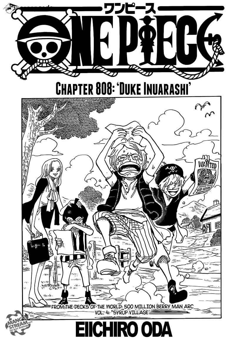 One Piece - Chapter 808 : Duke Inuarashi