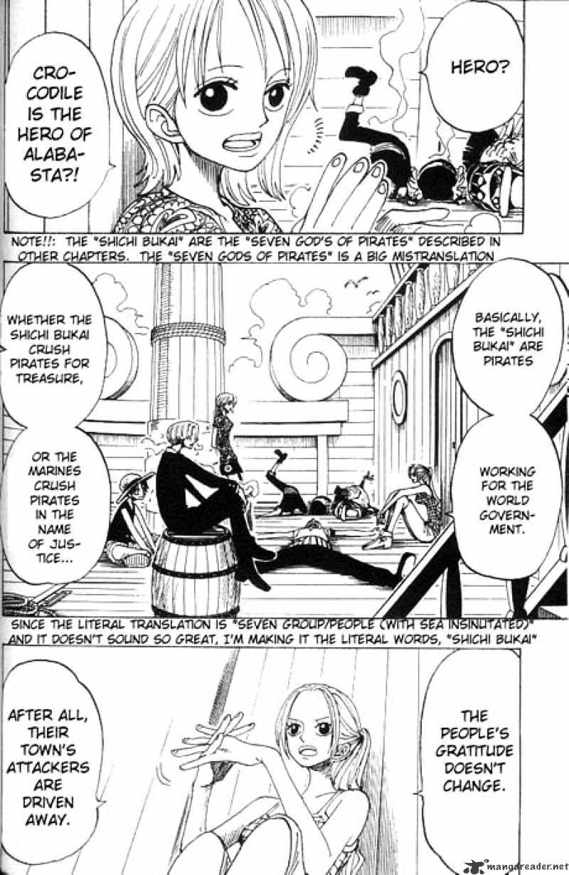 One Piece - Chapter 155 : Sir Crocodile The Pirate