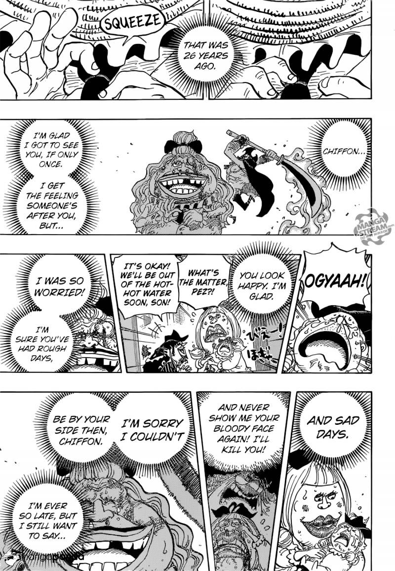 One Piece - Chapter 887 : Somewhere, Someone Is Wishing For Your Happiness