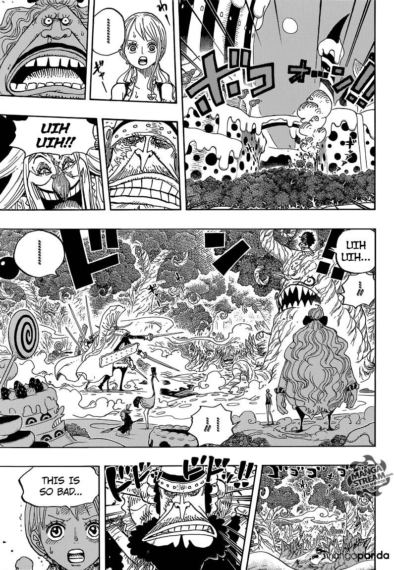 One Piece - Chapter 837 : Luffy Vs Commander Cracker