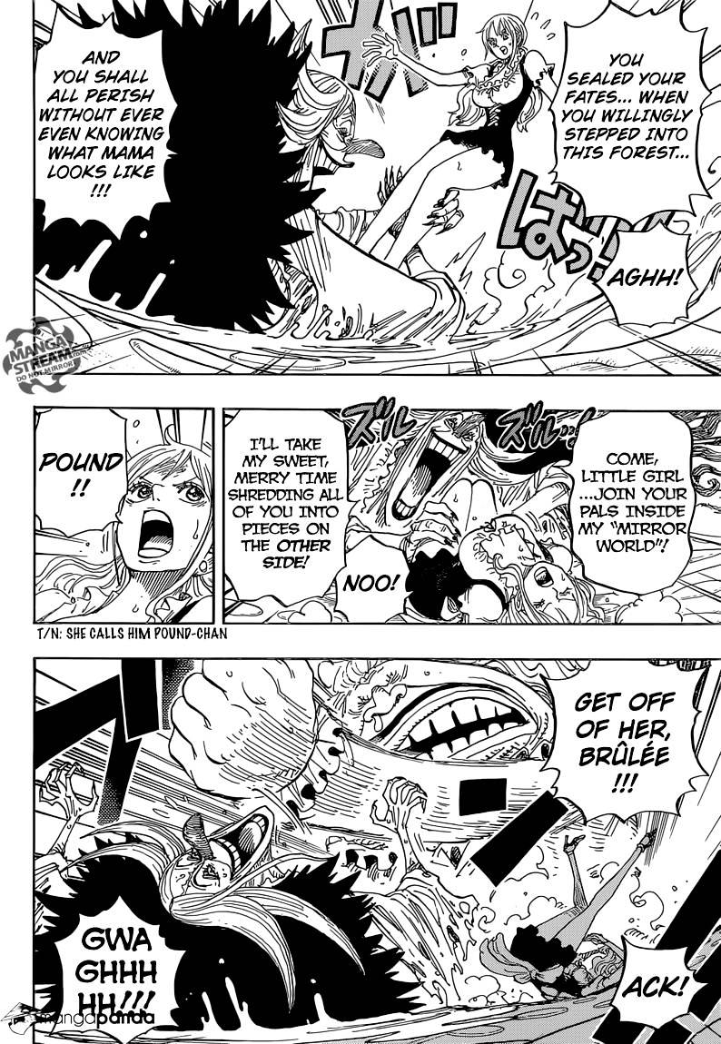 One Piece - Chapter 837 : Luffy Vs Commander Cracker