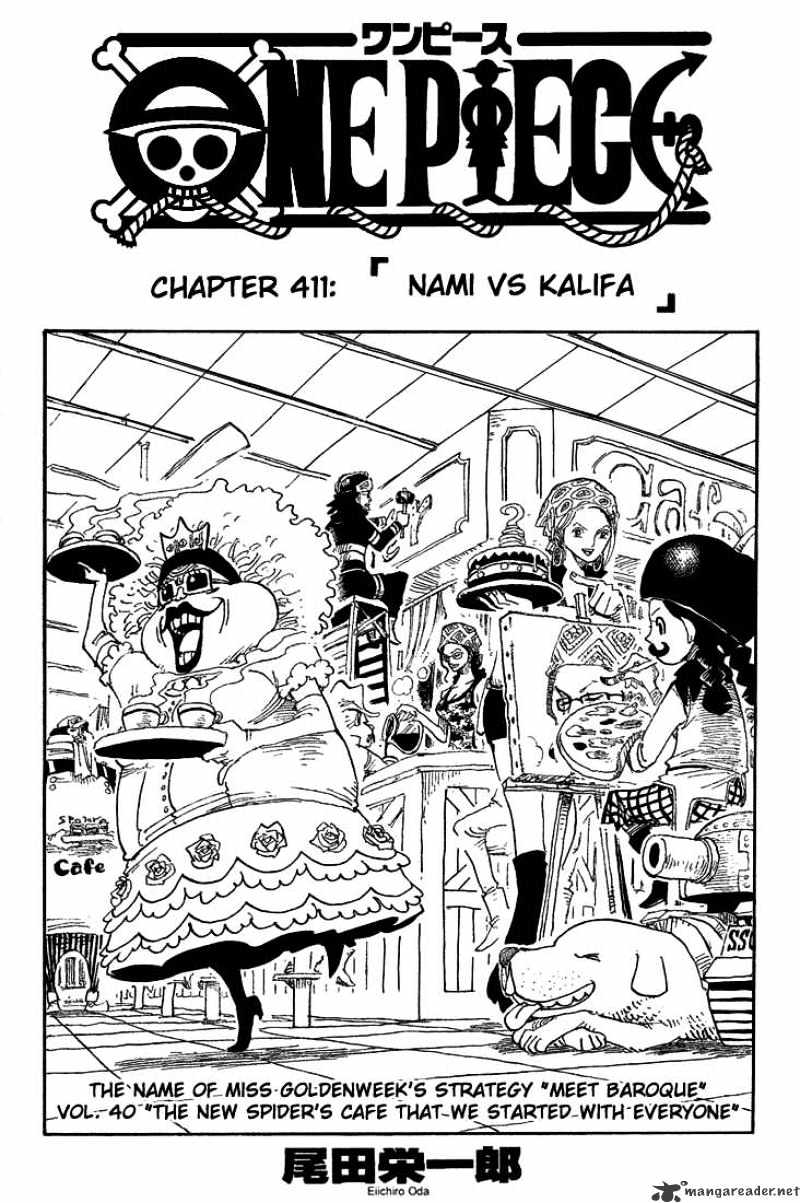 One Piece - Chapter 411 : Nami Vs Kalifa