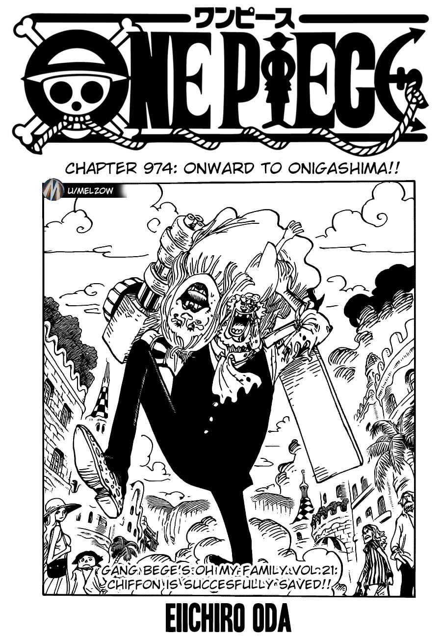 One Piece - Chapter 974: Onward To Onigashima!!