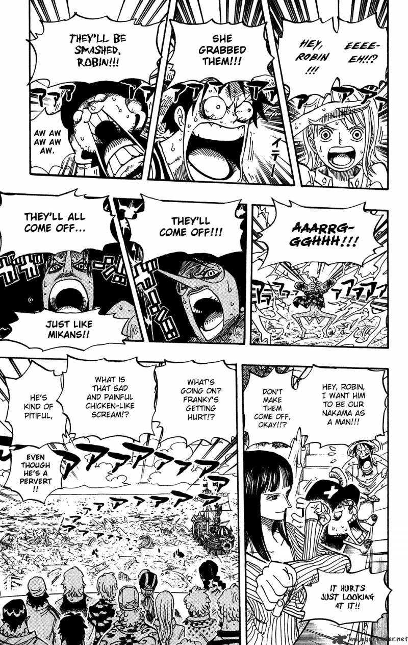 One Piece - Chapter 437 : Naked But Great