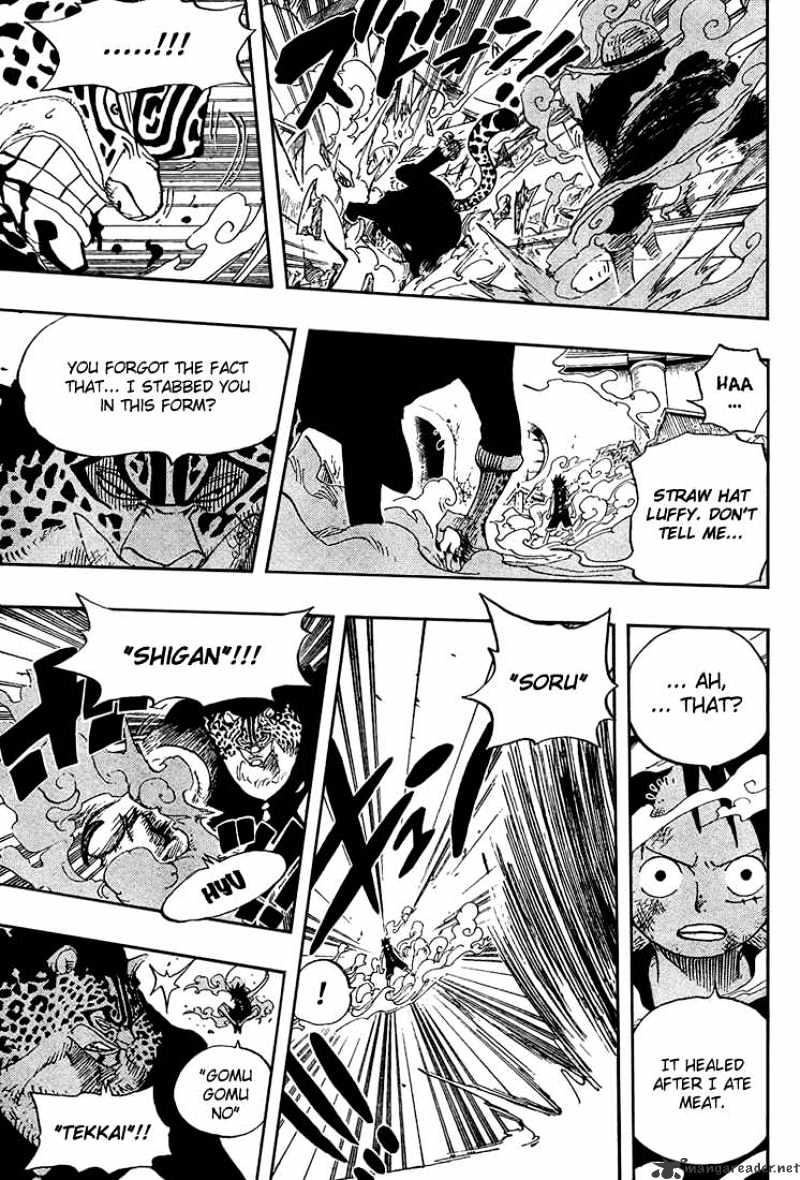 One Piece - Chapter 418 : Luffy Vs Rob Lucci