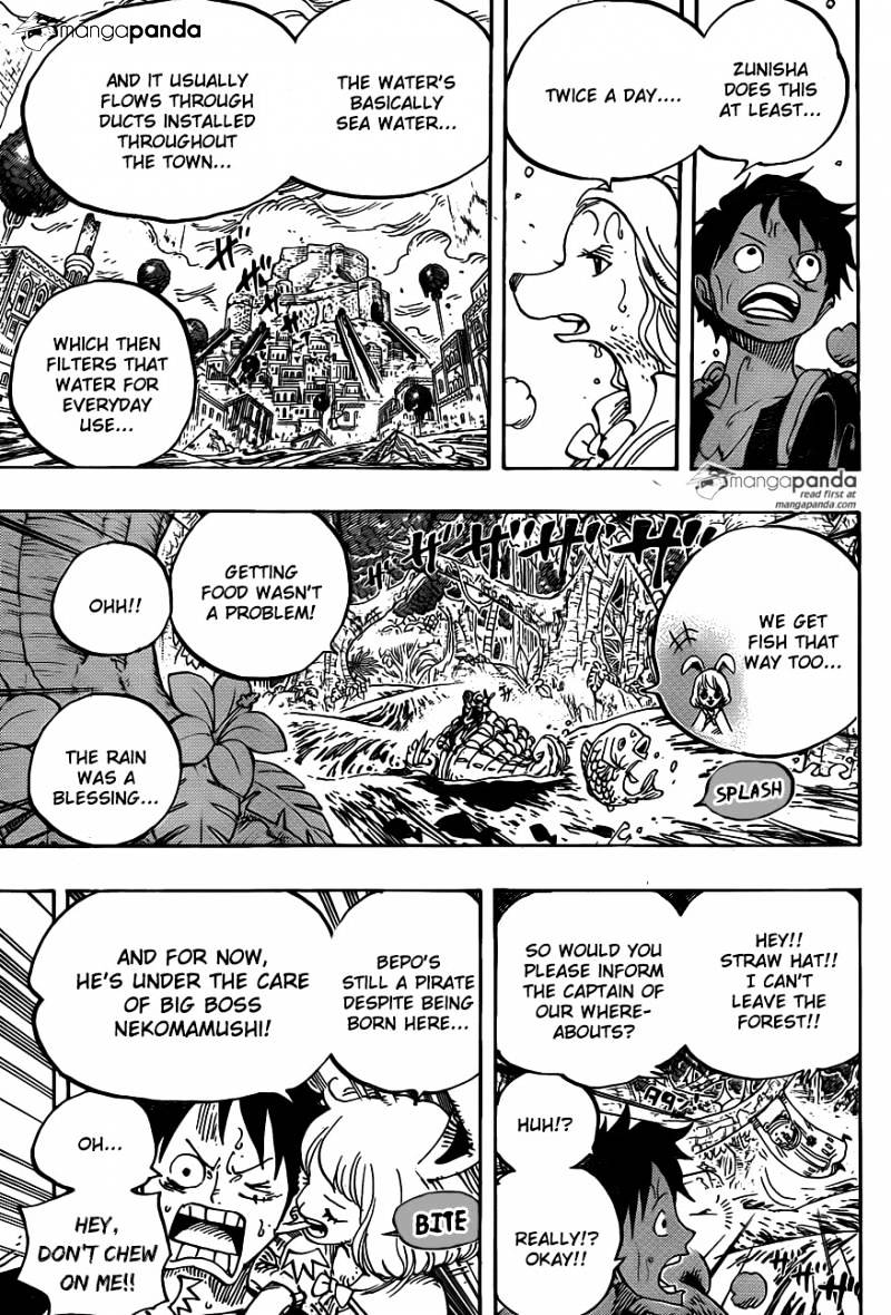 One Piece - Chapter 806 : At The Fort On The Right Belly