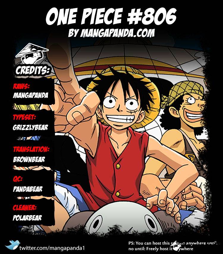 One Piece - Chapter 806 : At The Fort On The Right Belly