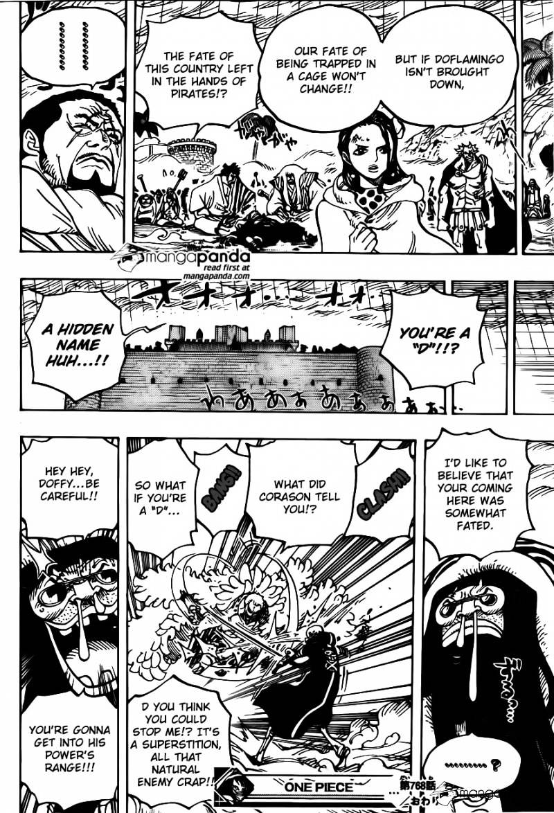 One Piece - Chapter 768 : The Trigger Back Then