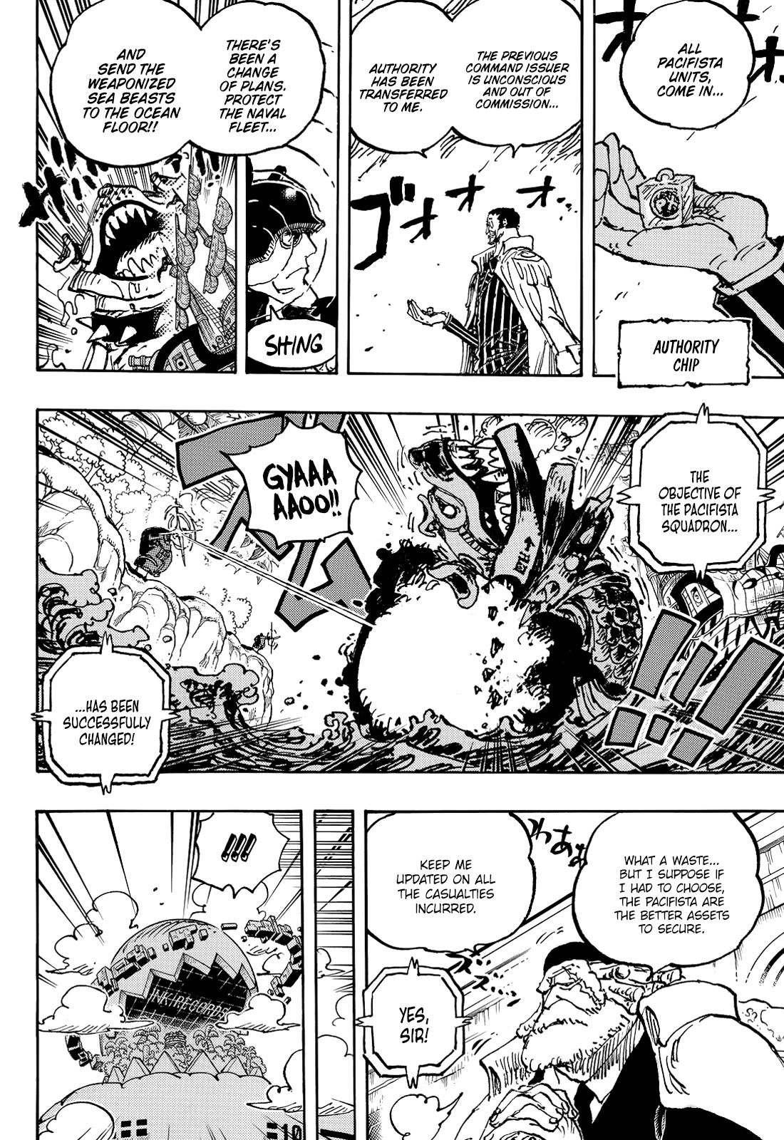 One Piece - Chapter 1091: Sentomaru