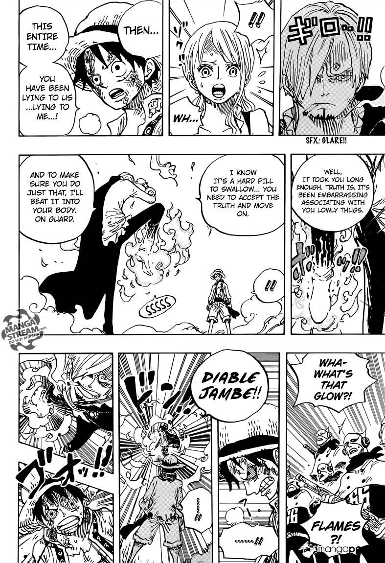 One Piece - Chapter 844 : Luffy Vs. Sanji