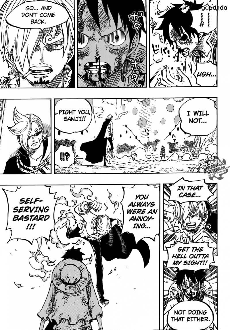 One Piece - Chapter 844 : Luffy Vs. Sanji