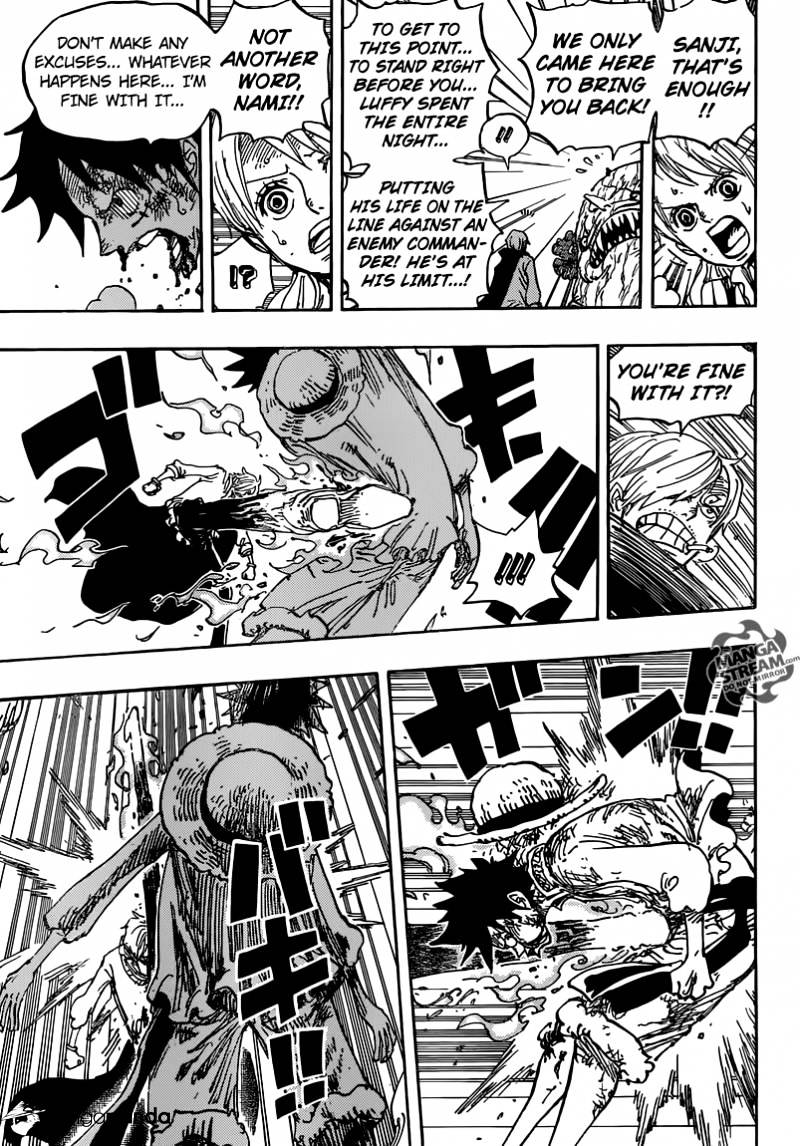 One Piece - Chapter 844 : Luffy Vs. Sanji