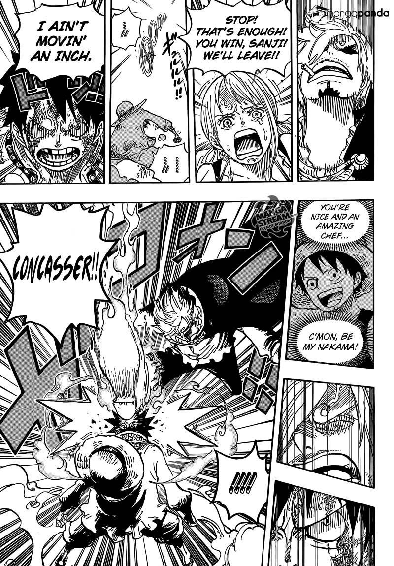 One Piece - Chapter 844 : Luffy Vs. Sanji