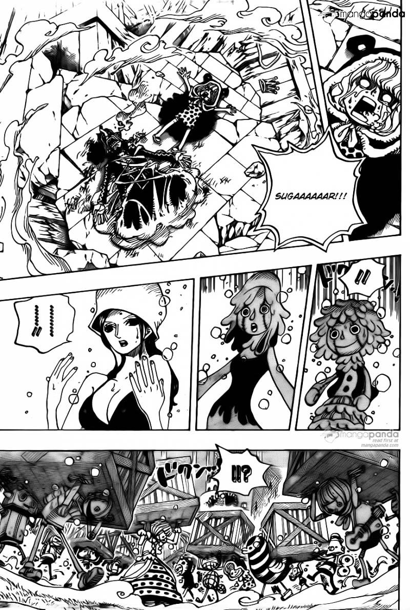 One Piece - Chapter 743 : Big Jolts In Dressrosa