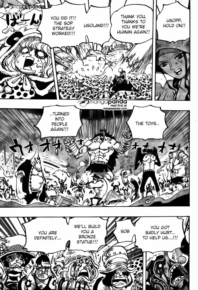 One Piece - Chapter 743 : Big Jolts In Dressrosa