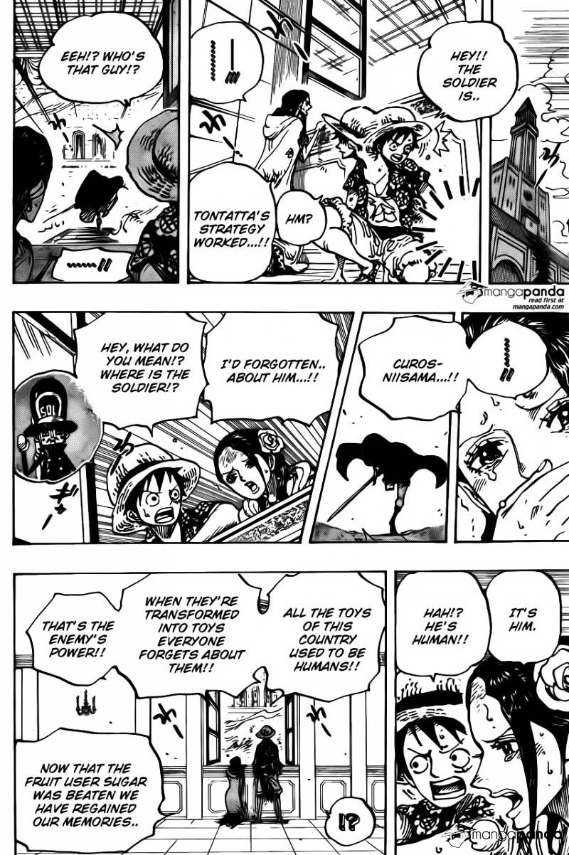 One Piece - Chapter 743 : Big Jolts In Dressrosa