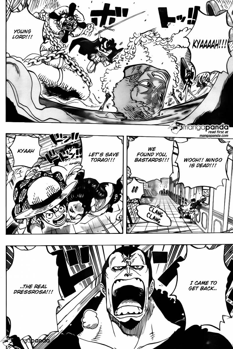 One Piece - Chapter 743 : Big Jolts In Dressrosa