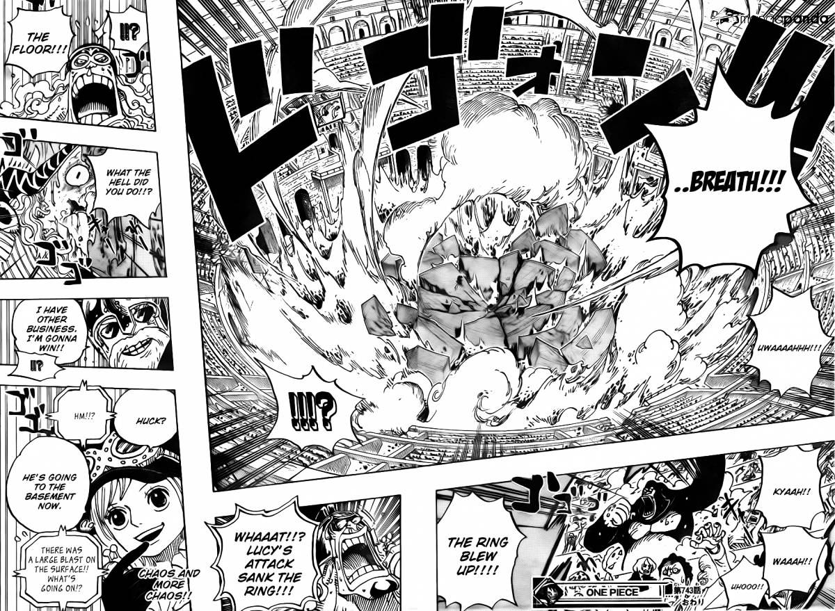 One Piece - Chapter 743 : Big Jolts In Dressrosa