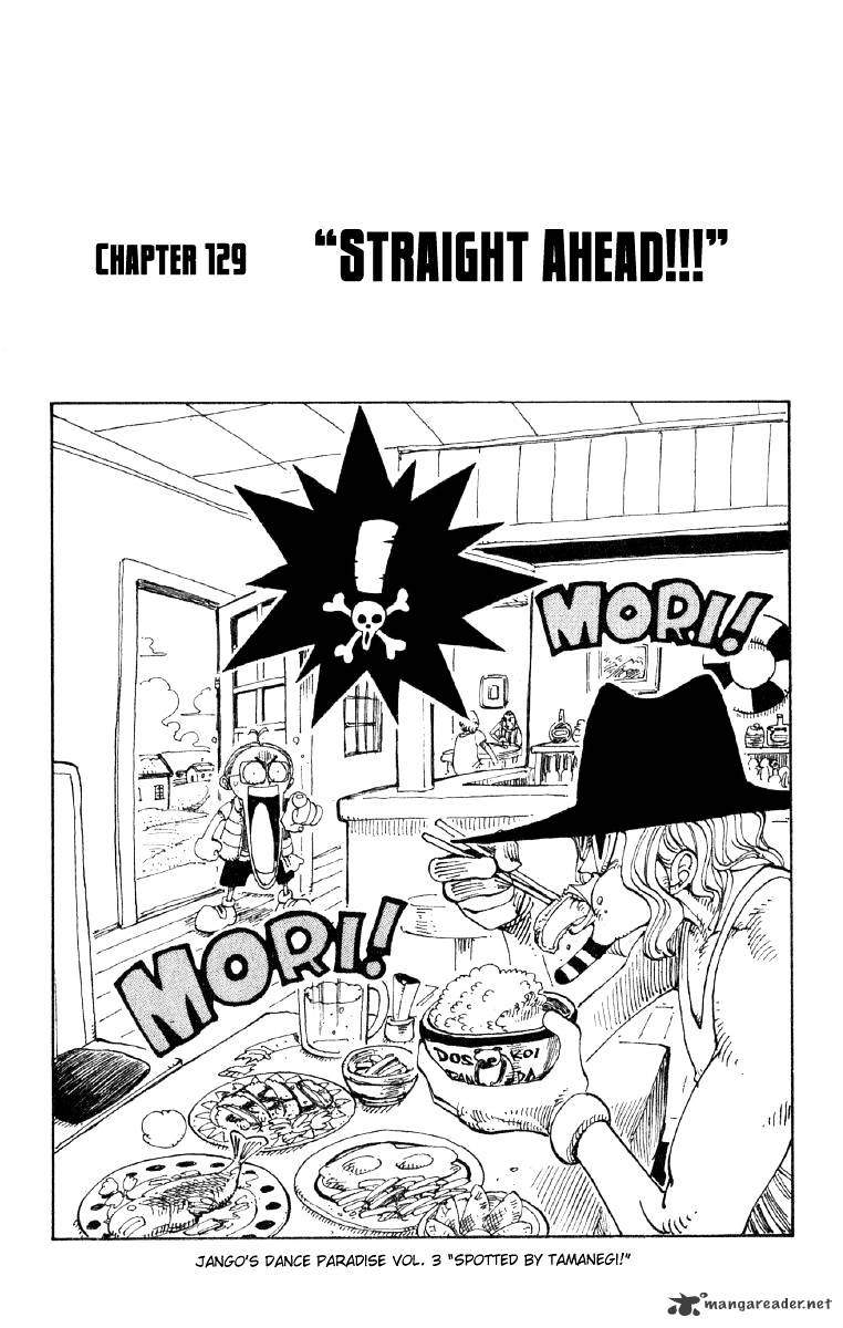 One Piece - Chapter 129 : Heading Straight!