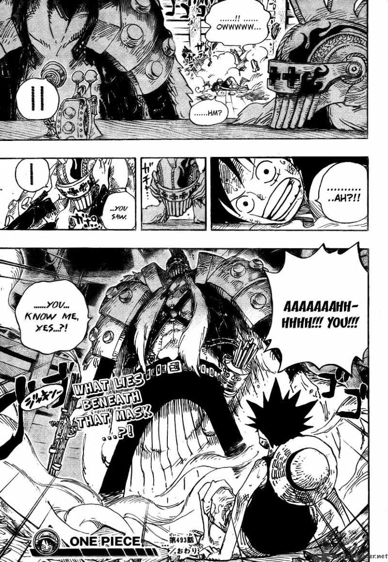 One Piece - Chapter 493 : You Know