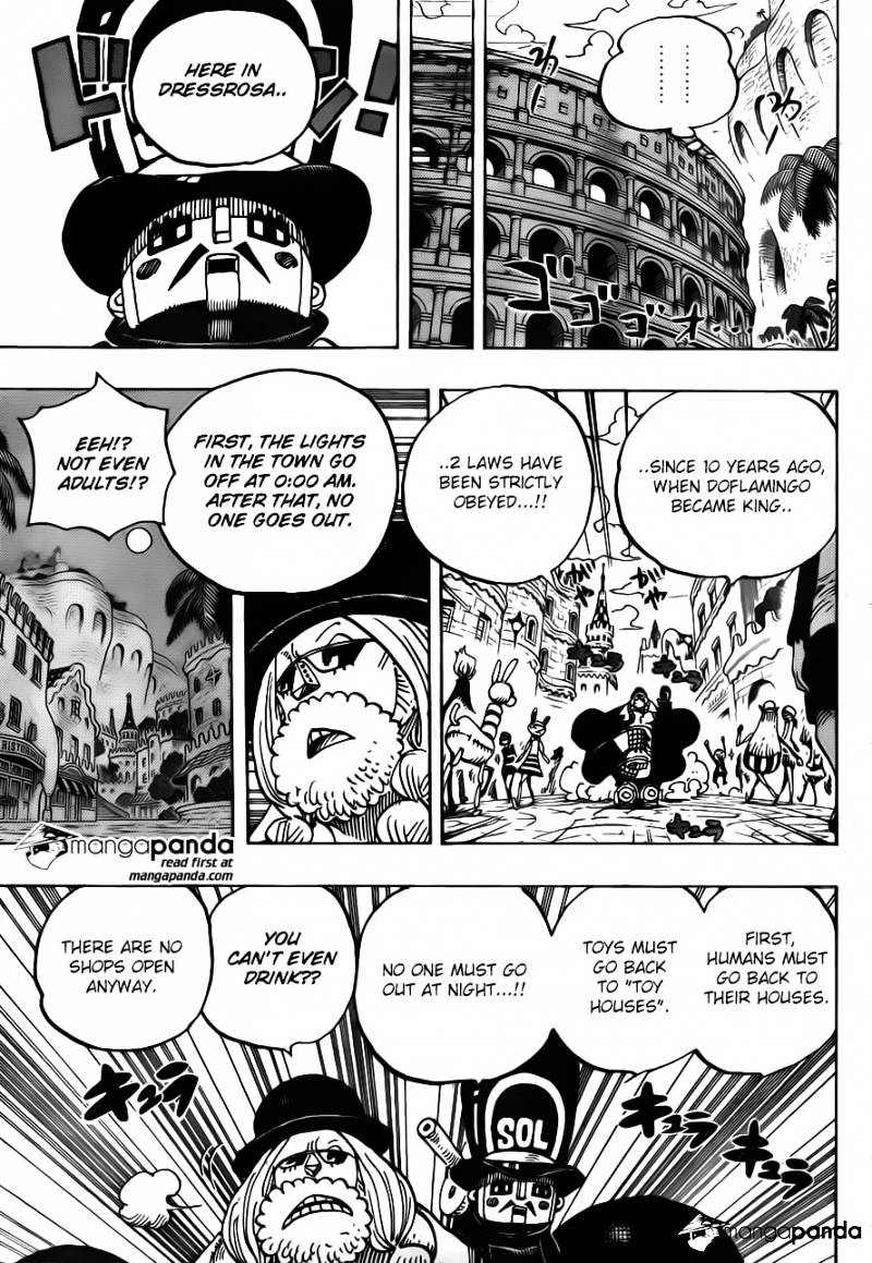 One Piece - Chapter 717 : What Dressrosa S Forgot