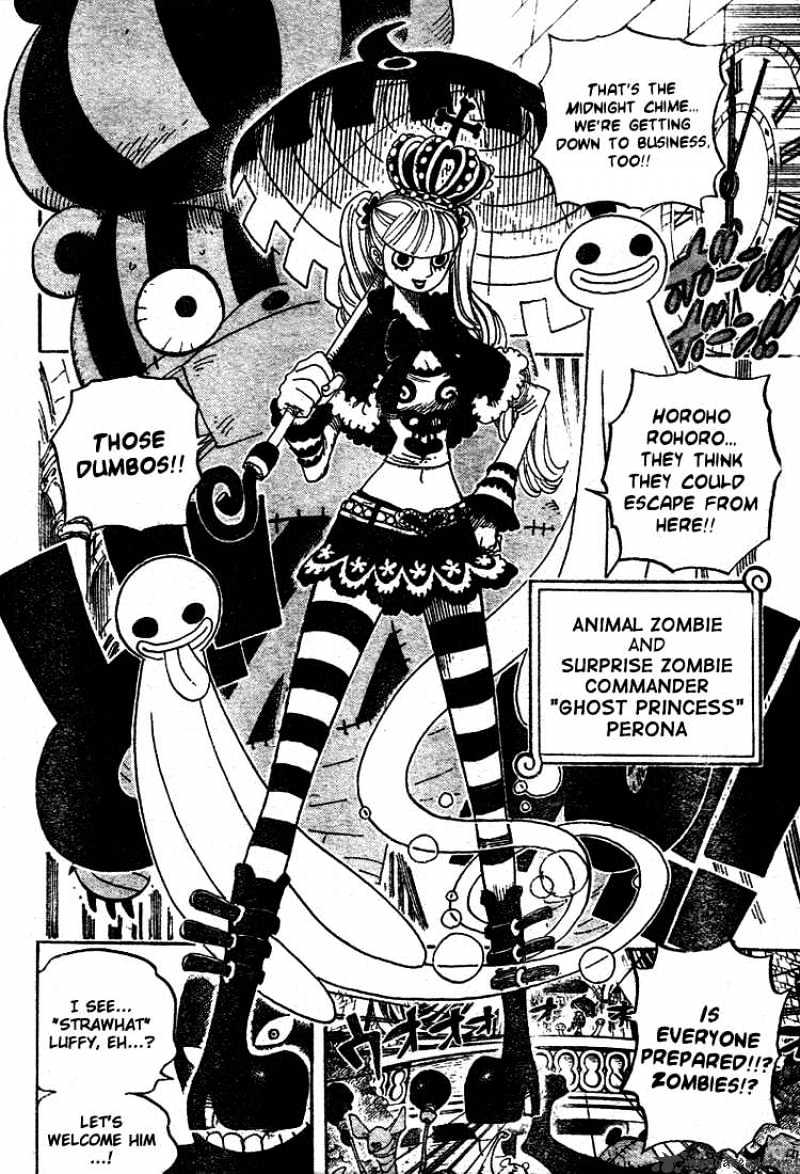 One Piece - Chapter 449 : The Mysterious Four Of Thriller Bark