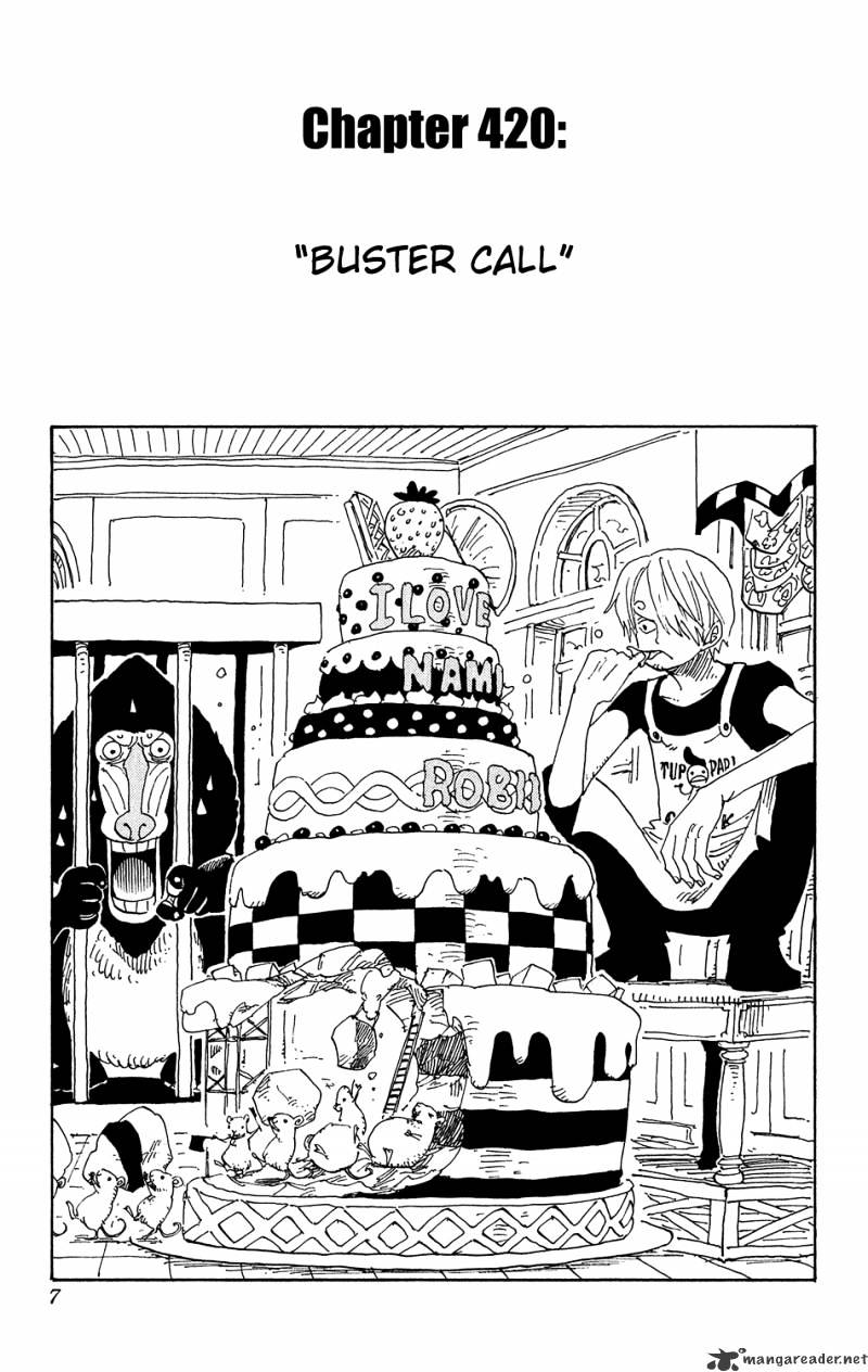 One Piece - Chapter 420 : Buster Call