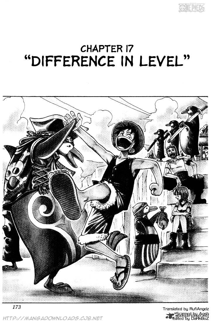 One Piece - Chapter 17 : Difference In Level