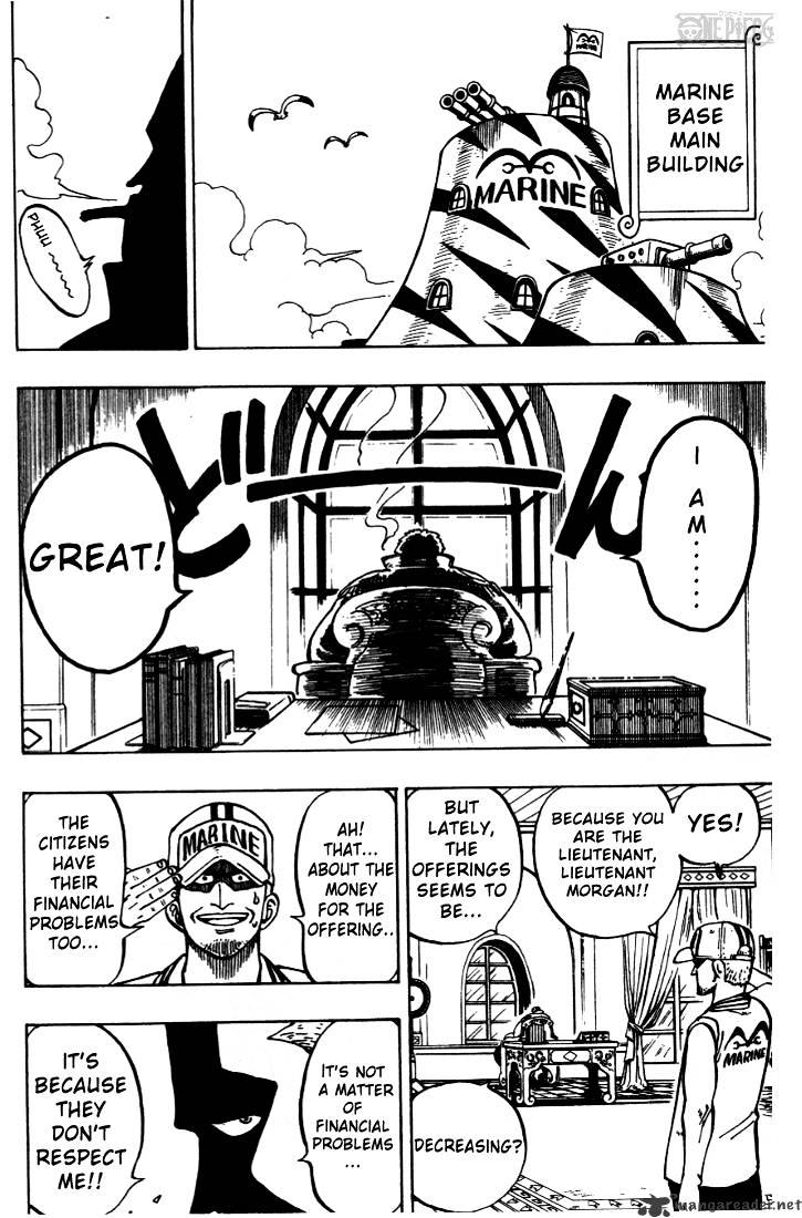 One Piece - Chapter 4 : Marine Lieutenant Axe Hand Morgan