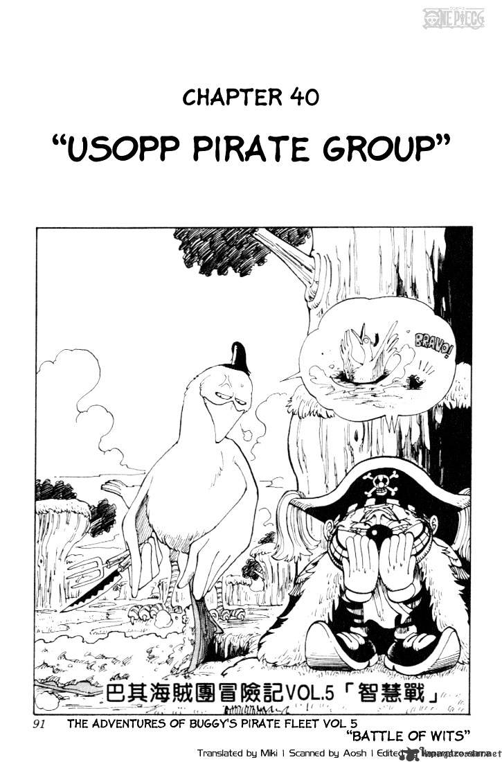 One Piece - Chapter 40 : Ussops Pirates