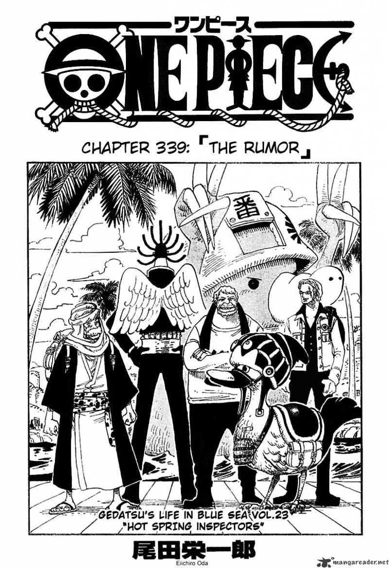 One Piece - Chapter 339 : The Rumor