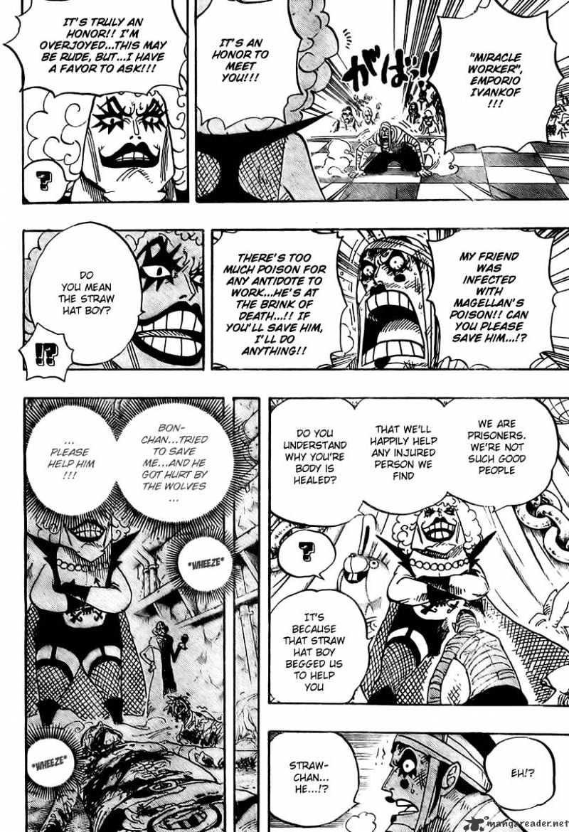 One Piece - Chapter 537 : Okama In Hell