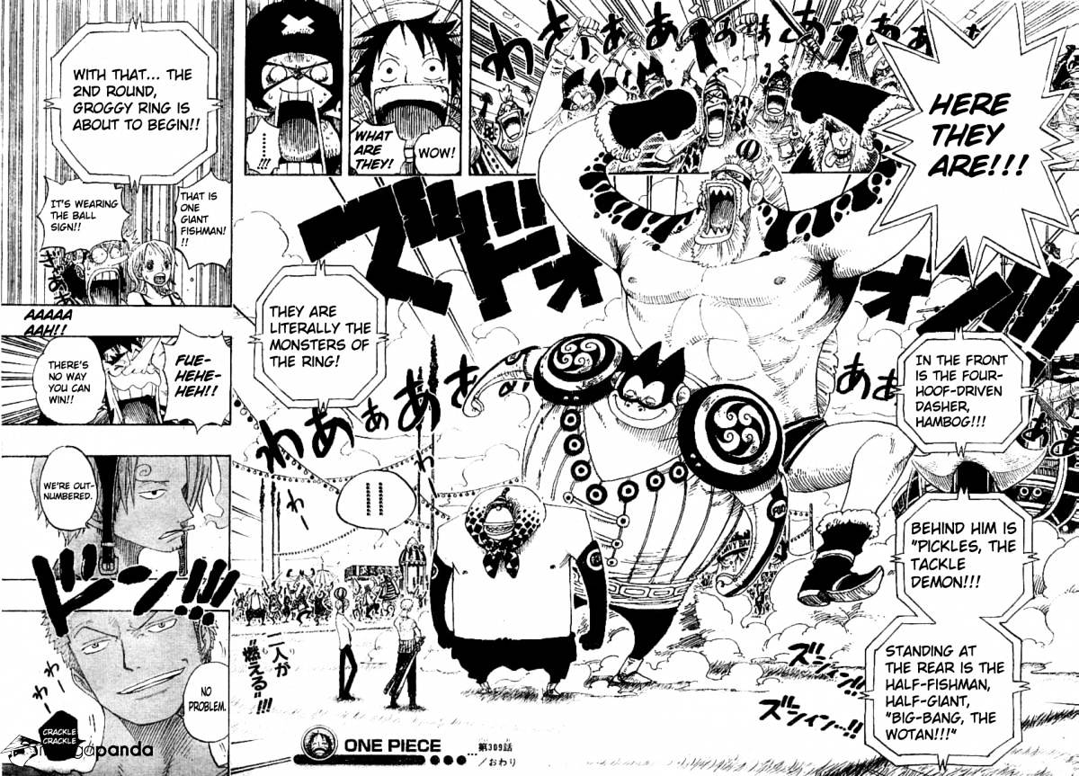 One Piece - Chapter 309 : The Groggy Monsters