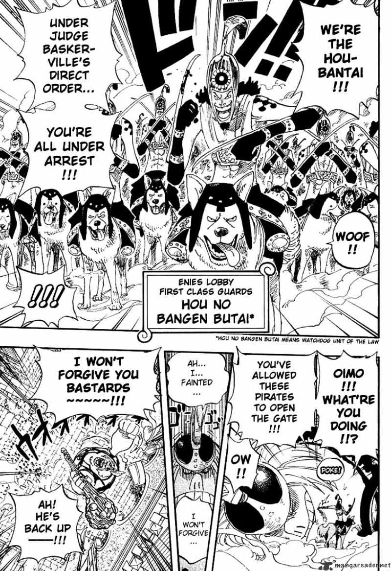 One Piece - Chapter 380 : The Train S Arrival At Enies Lobby Main Land