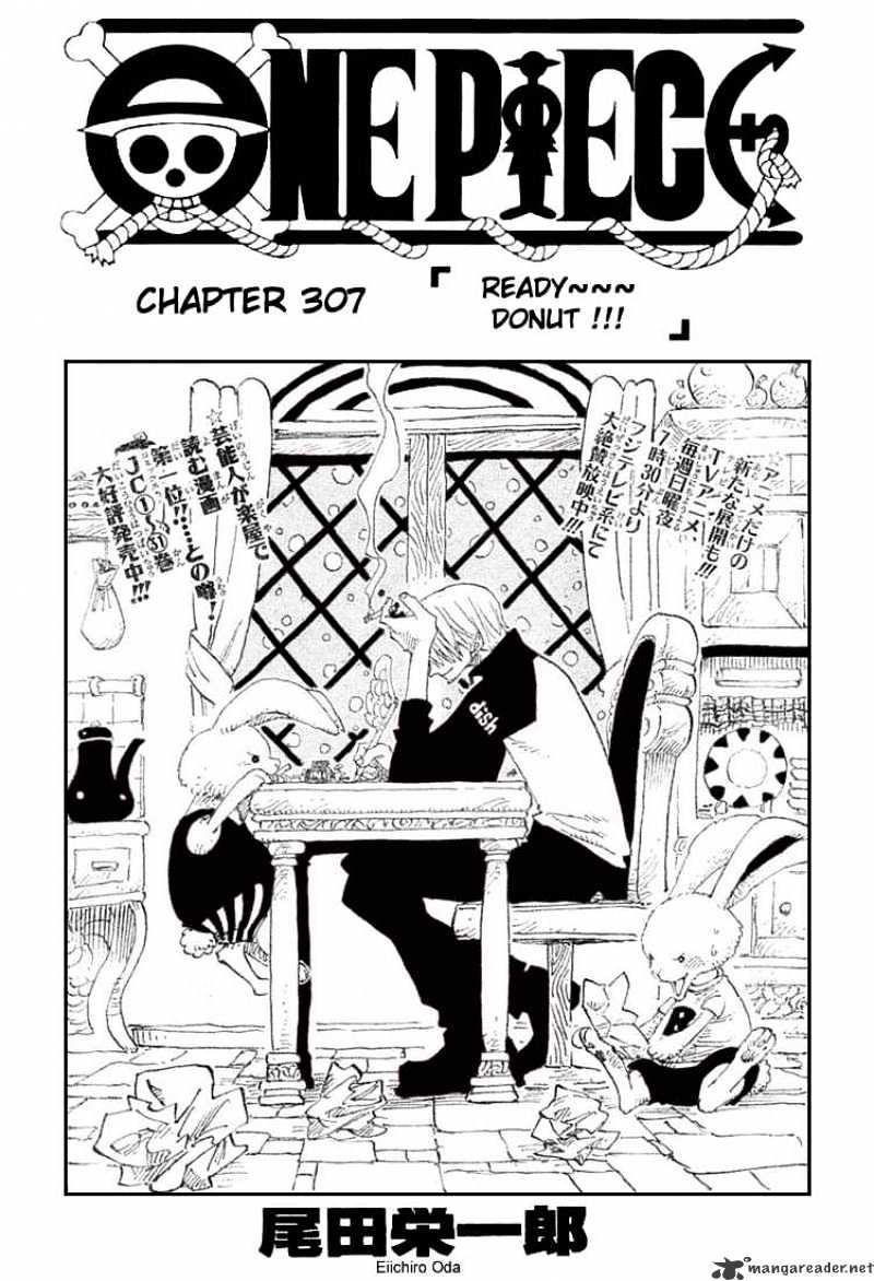 One Piece - Chapter 307 : Ready~~~ Donut!!!