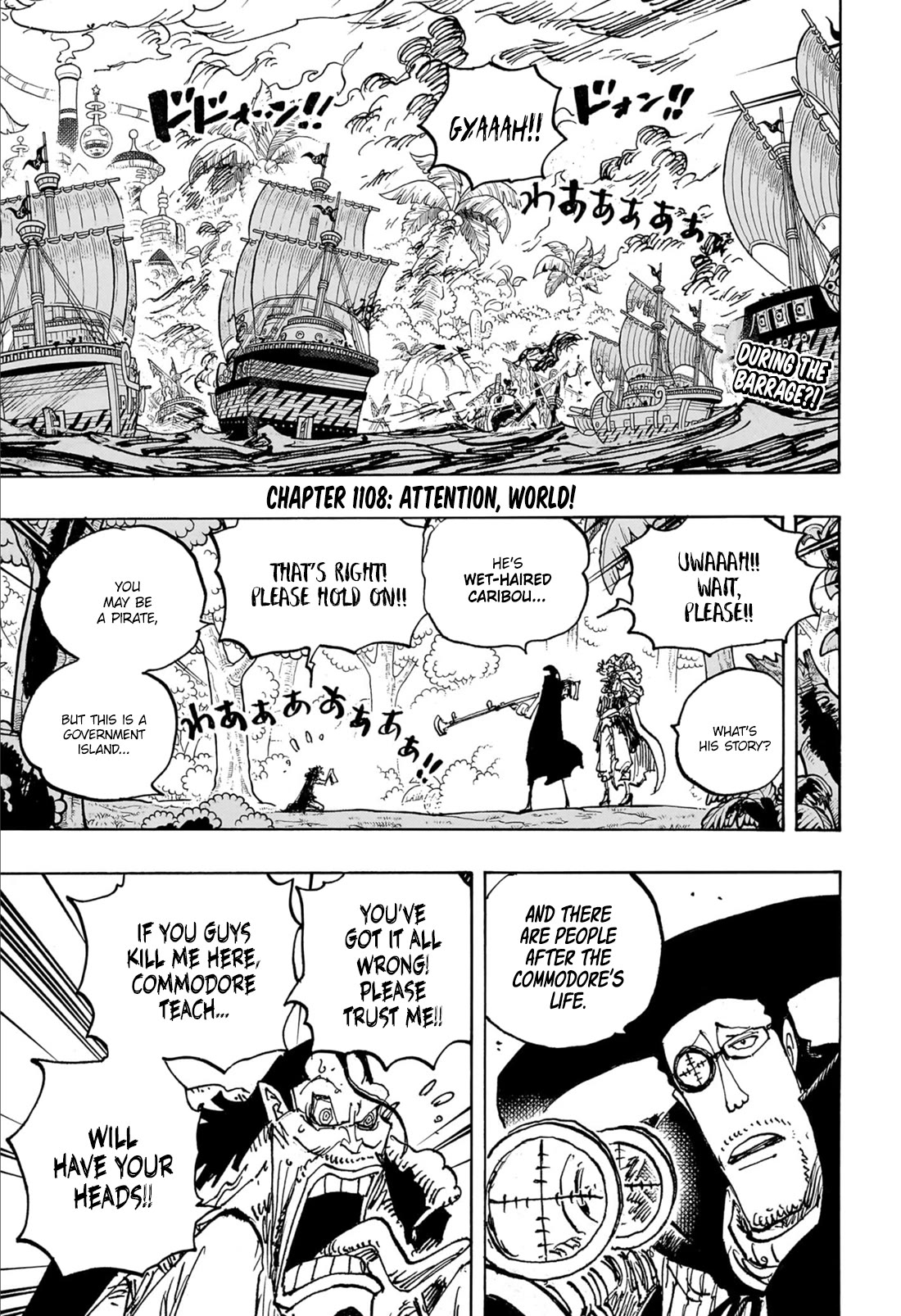 One Piece - Chapter 1108: Attention, World!