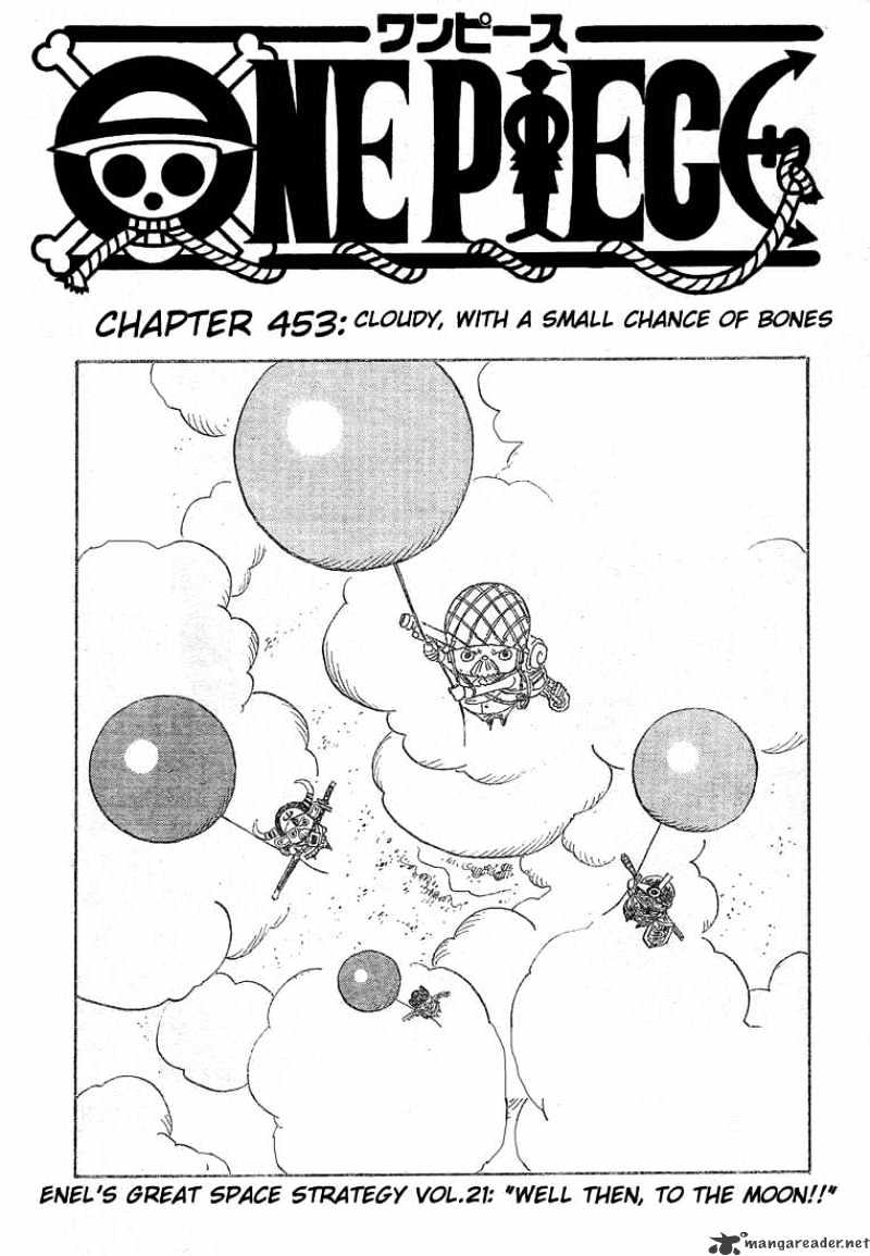 One Piece - Chapter 453 : Cloudy With A Small Chance Of Bone