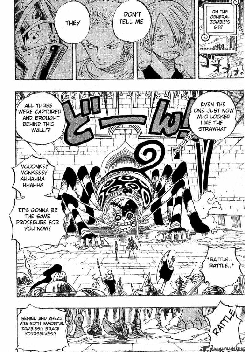 One Piece - Chapter 453 : Cloudy With A Small Chance Of Bone