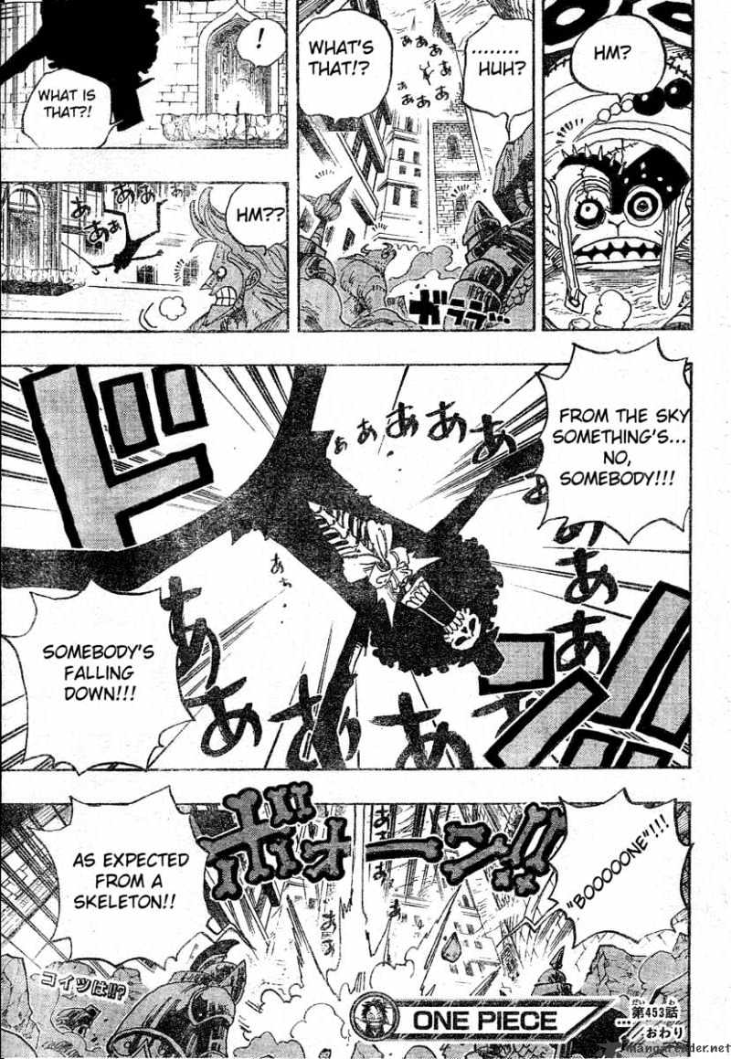 One Piece - Chapter 453 : Cloudy With A Small Chance Of Bone