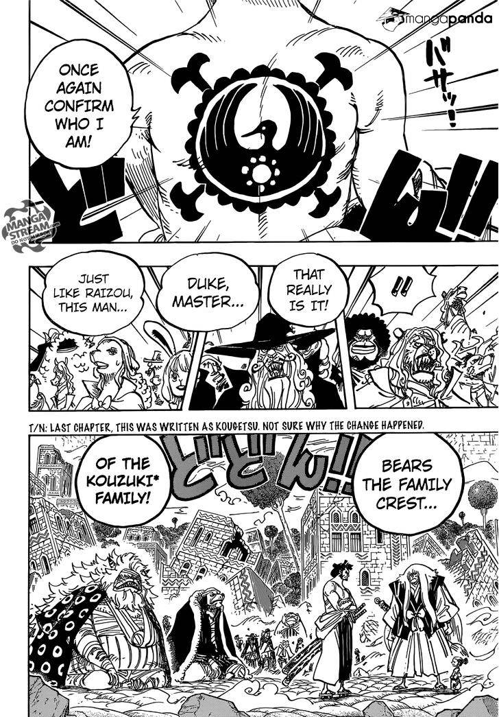 One Piece - Chapter 817 : Raizou Of The Mist