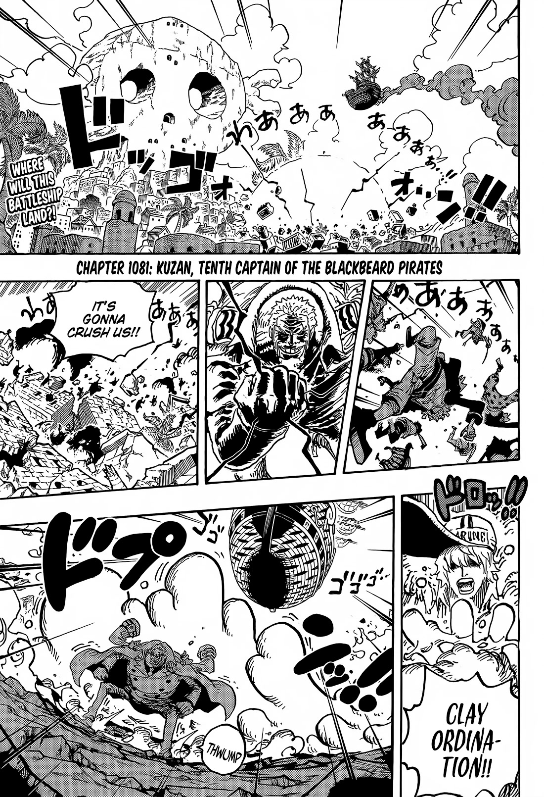 One Piece - Chapter 1081: Kuzan, Tenth Captain Of The Blackbeard Pirates