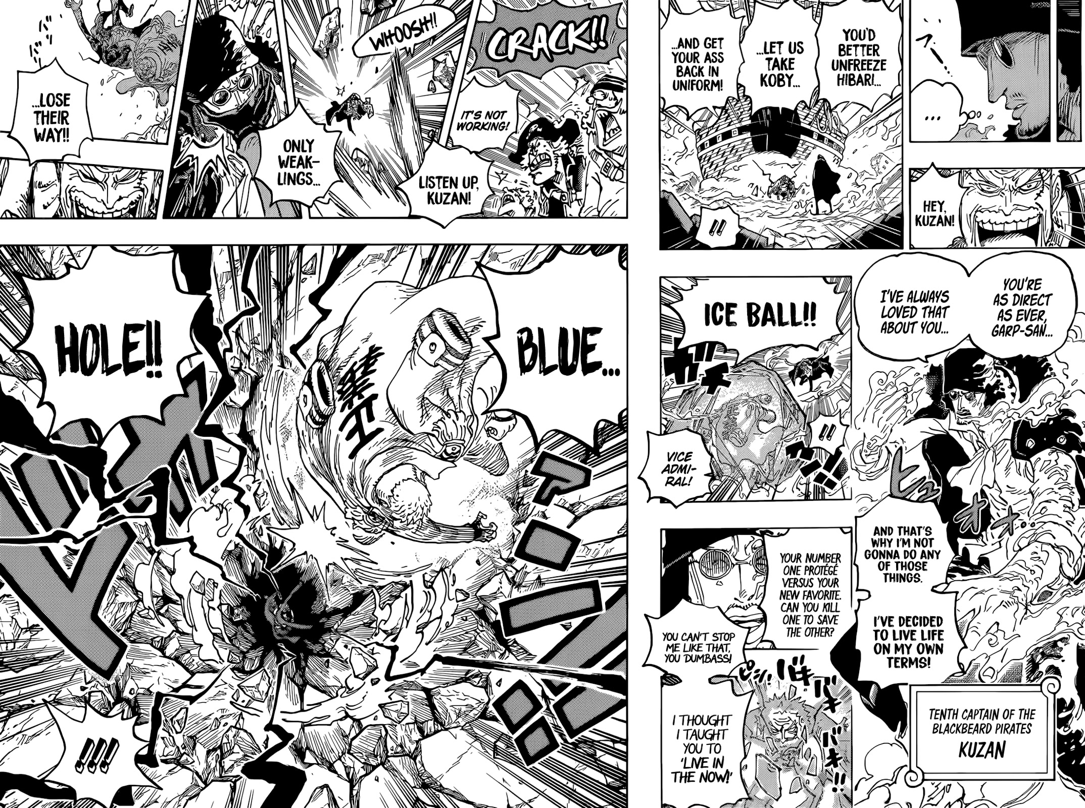 One Piece - Chapter 1081: Kuzan, Tenth Captain Of The Blackbeard Pirates