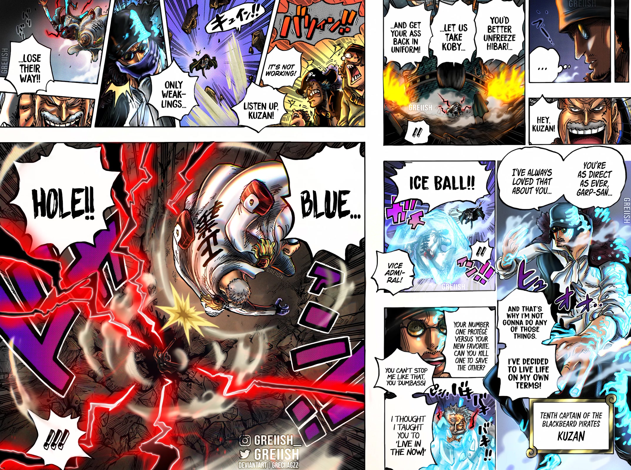 One Piece - Chapter 1081: Kuzan, Tenth Captain Of The Blackbeard Pirates