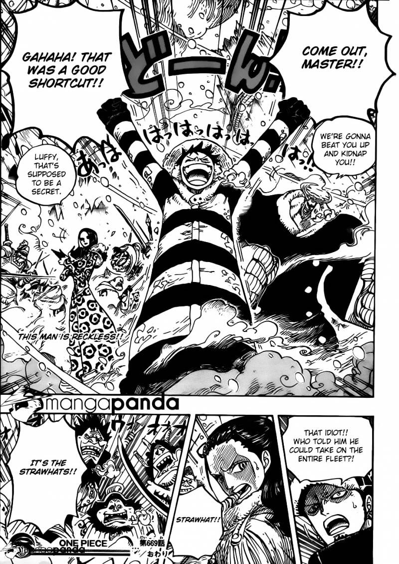 One Piece - Chapter 669 : Begin Strategy.